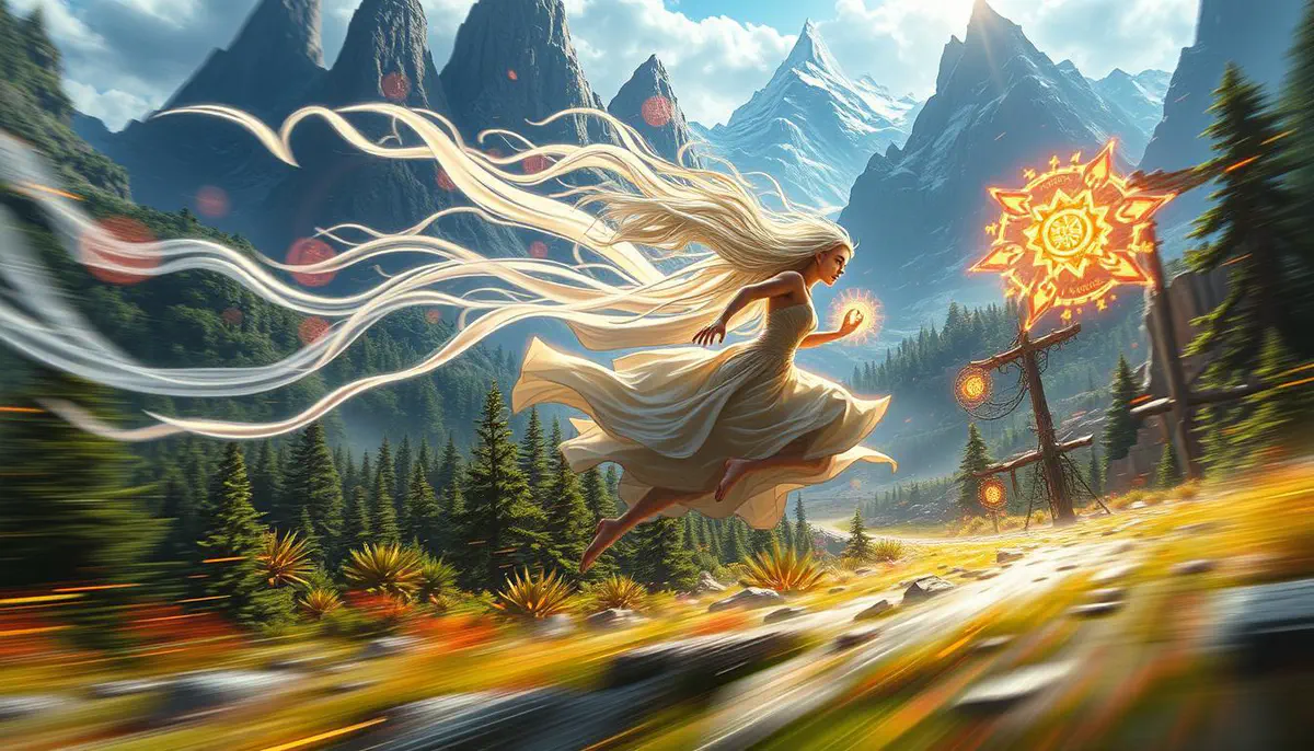 A fast-moving adventurer crossing a battlefield with Expeditious Retreat