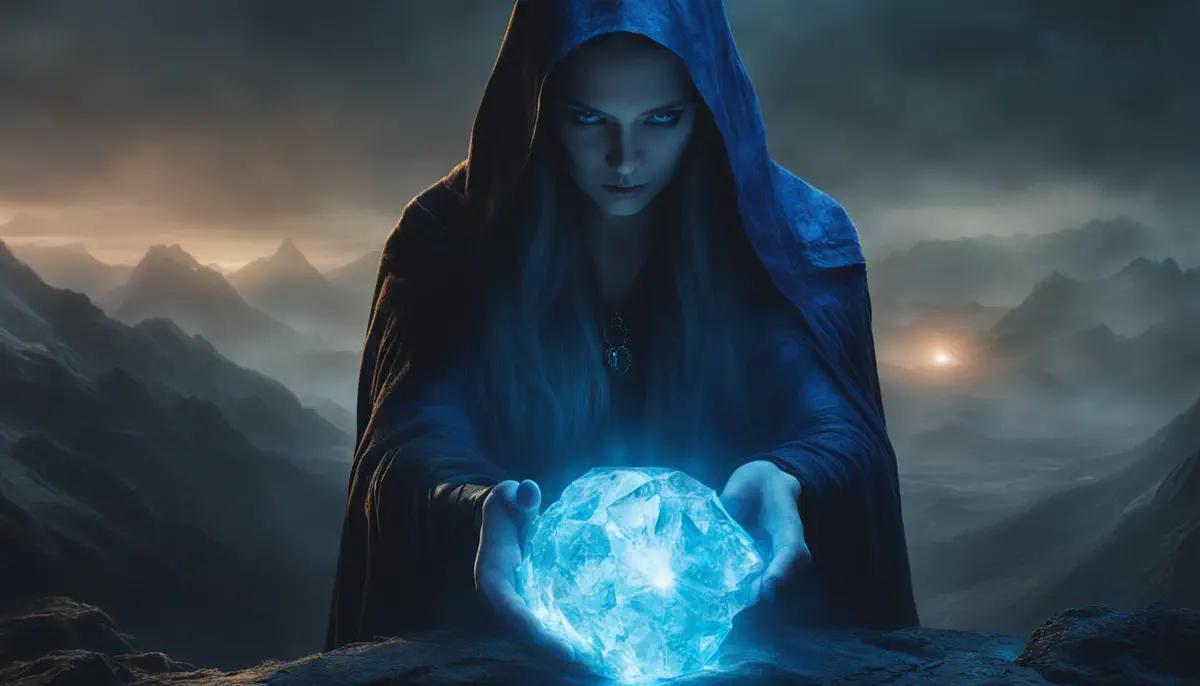 A cleric lifting a dark curse from an afflicted adventurer