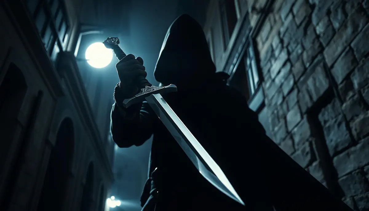 A more powerful Shadow Blade formed by higher-level magic